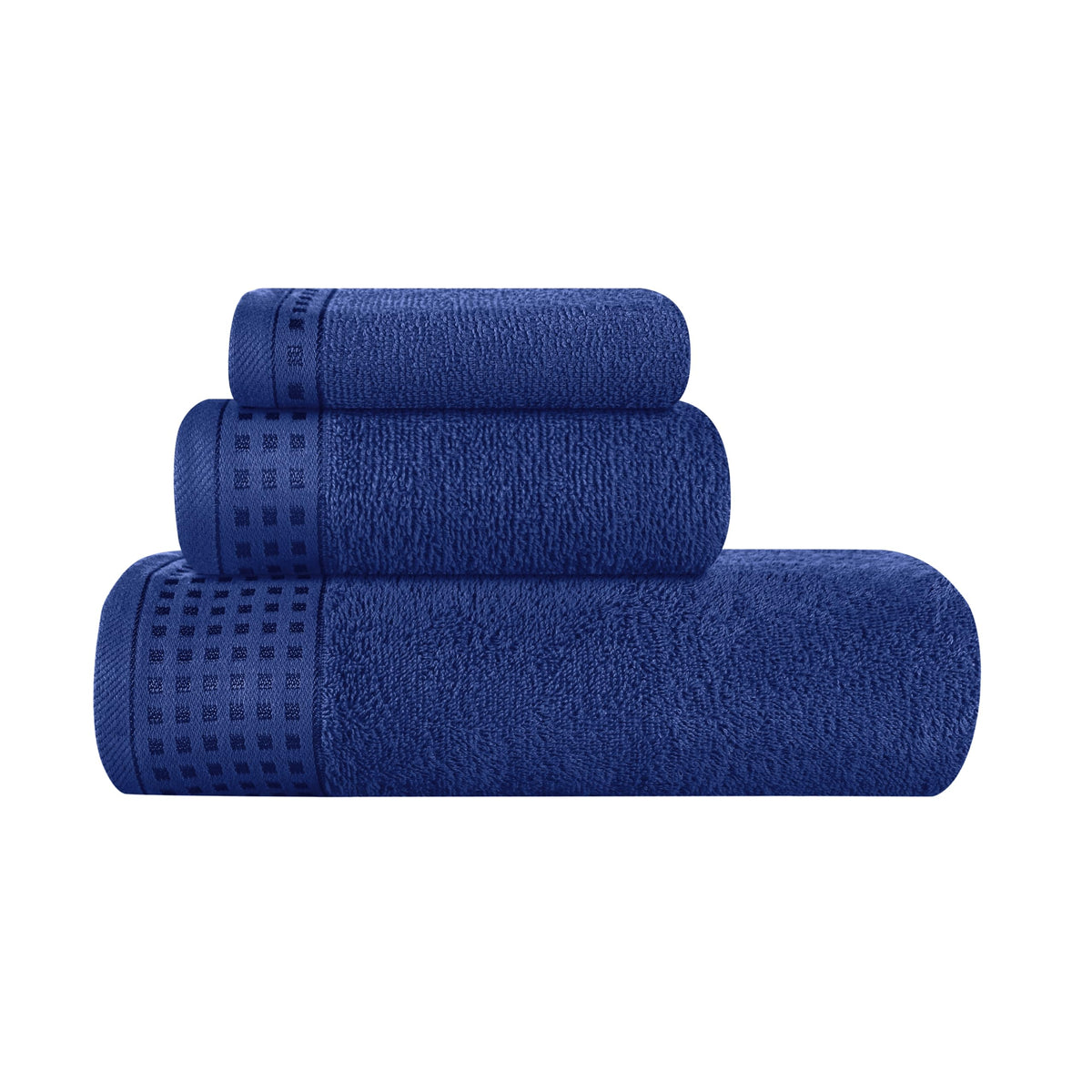 GLAMBURG 100% Cotton 2 Pack Oversized Bath Towel Set 28x55 Inches, Ultra Soft Highly Absorbant Compact Quickdry & Lightweight Large Bath Towels, Ideal for Gym Travel Camp Pool - Purple