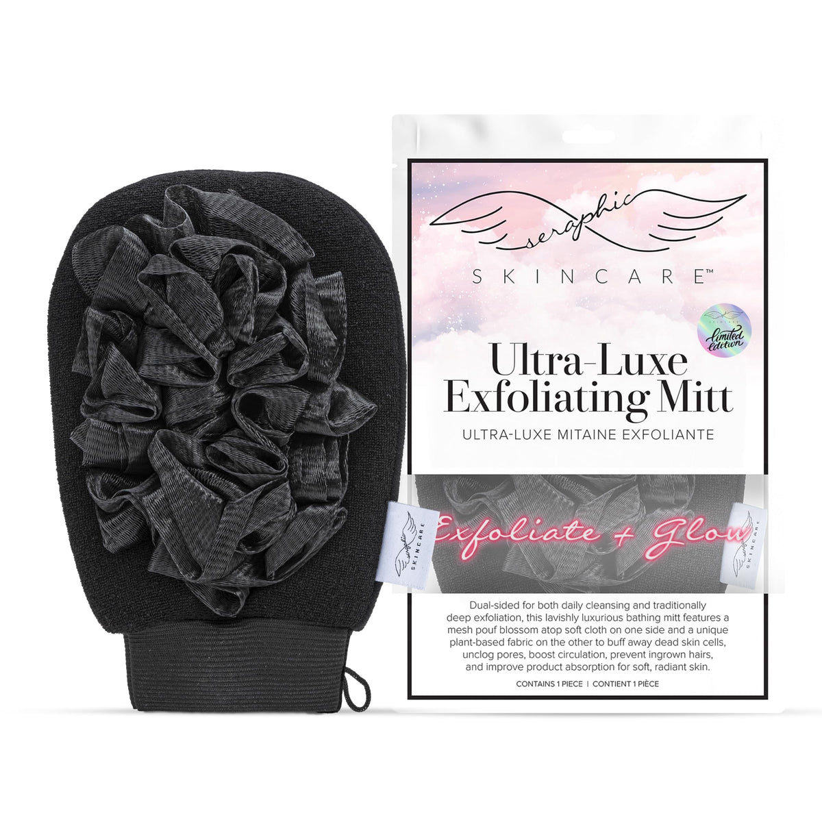 Original Premium Exfoliating Glove for Body 2pc - Body Scrubber Exfoliator