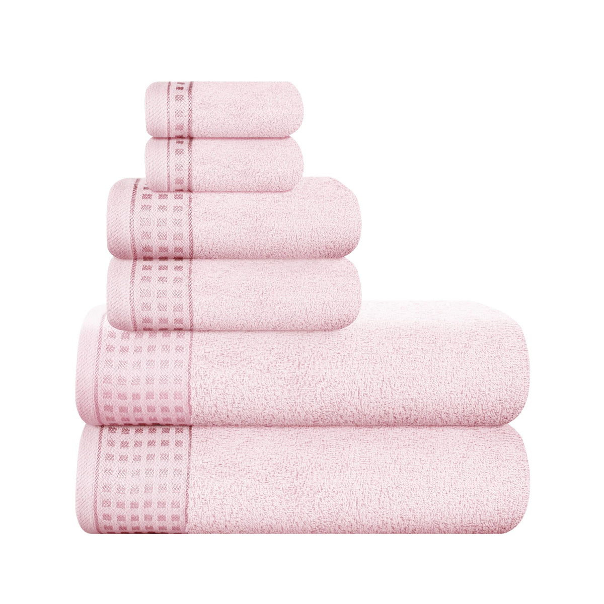GLAMBURG 100% Cotton 2 Pack Oversized Bath Towel Set 28x55 Inches, Ultra Soft Highly Absorbant Compact Quickdry & Lightweight Large Bath Towels, Ideal for Gym Travel Camp Pool - Purple