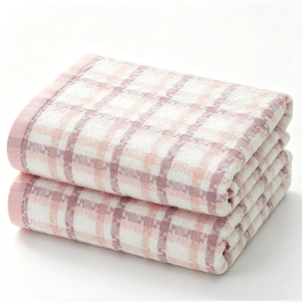 100% Cotton Striped Hand Towels Set, 3pcs Face Towels for Bathroom