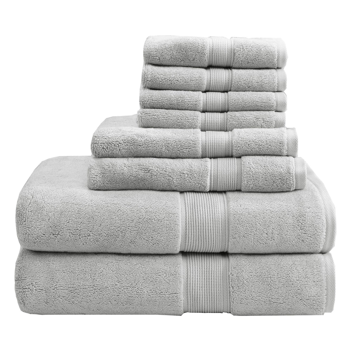 Madison Park Cotton Bath Sheet 2 Piece Oversized, 800GSM, 34" x 68" White