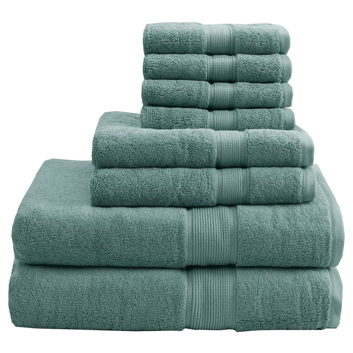 Madison Park Cotton Bath Sheet 2 Piece Oversized, 800GSM, 34" x 68" White