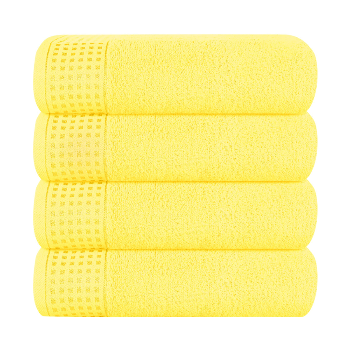 GLAMBURG 100% Cotton 2 Pack Oversized Bath Towel Set 28x55 Inches, Ultra Soft Highly Absorbant Compact Quickdry & Lightweight Large Bath Towels, Ideal for Gym Travel Camp Pool - Purple