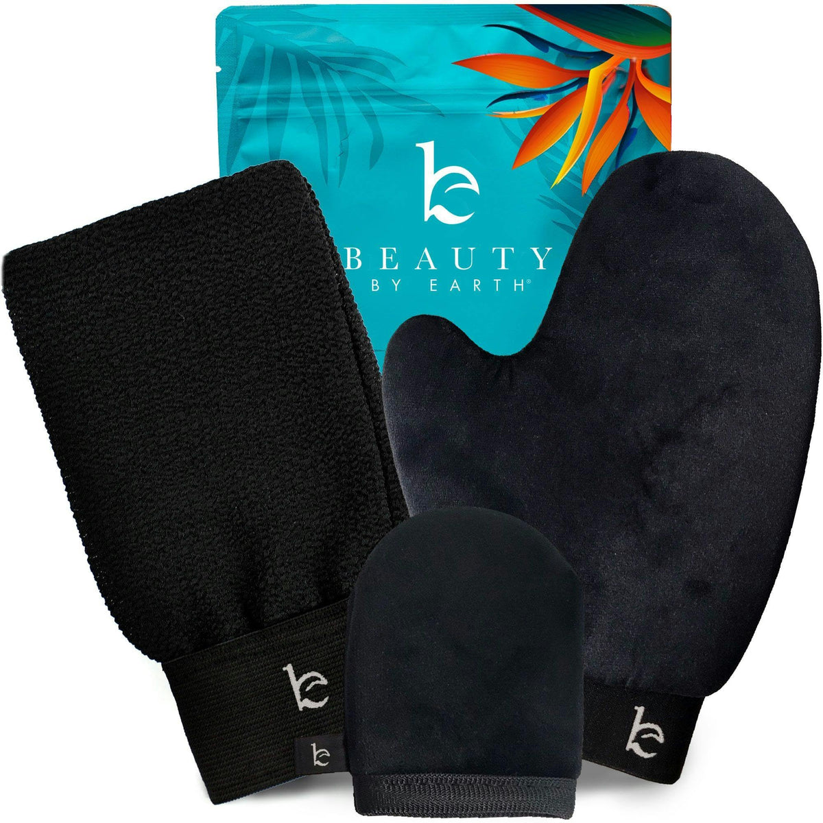 Self Tanning Mitt Applicator Set – 3-in-1 Velvet Mitts