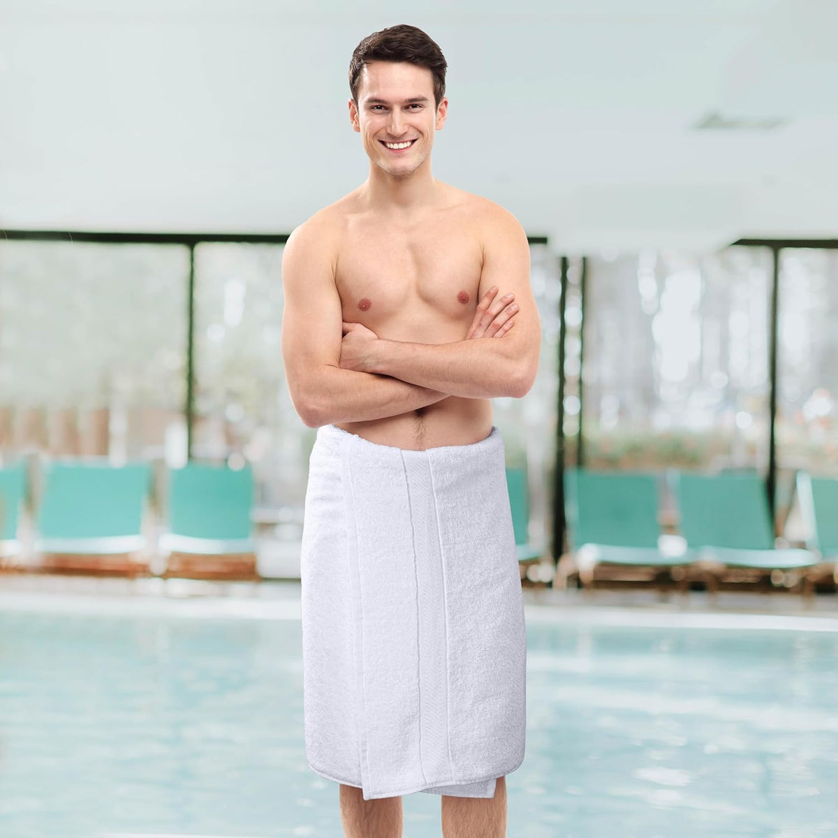 Utopia Towels 6 Pack Medium Bath Towels, 24x48 in, 100% Cotton, White