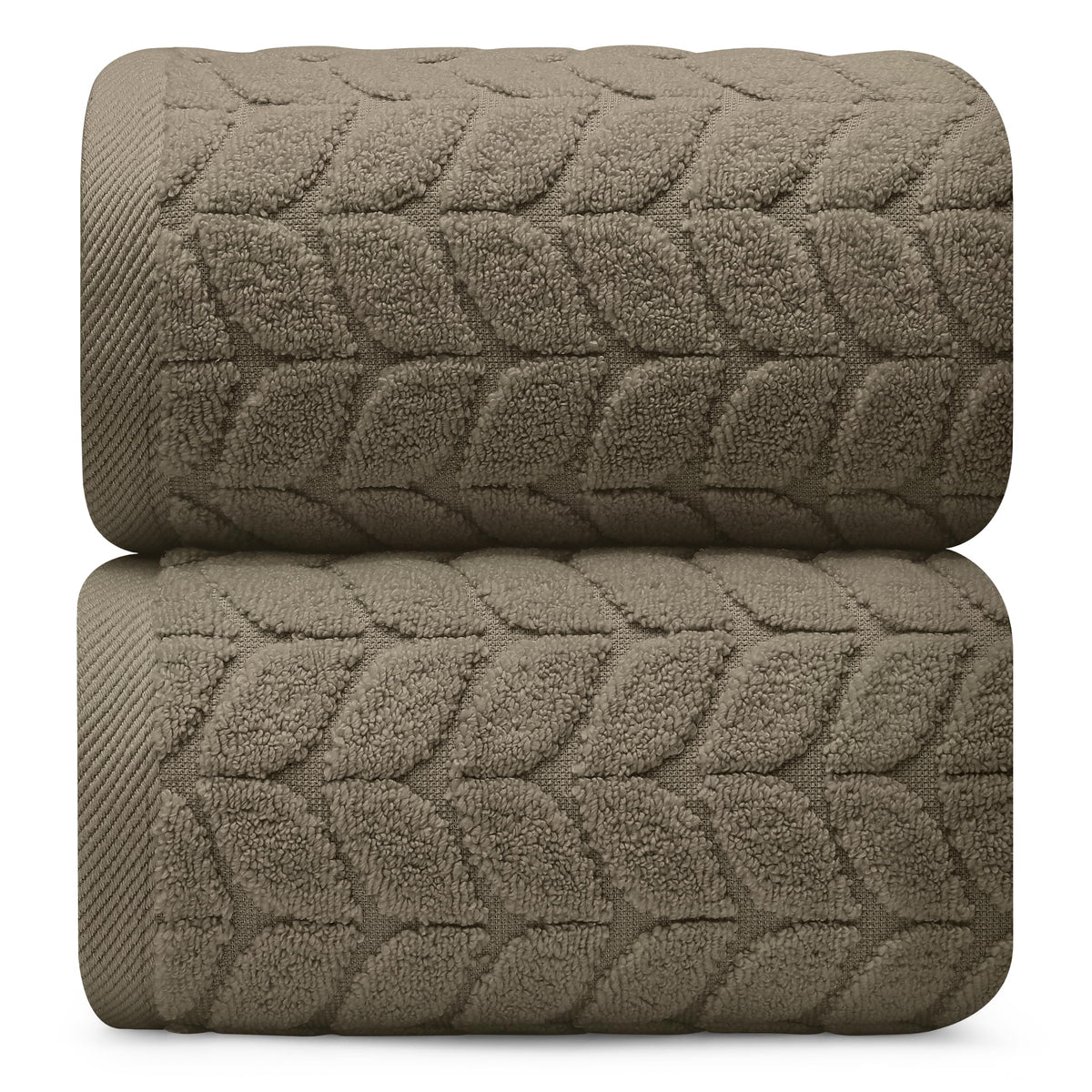 Luxury 100% Cotton Decorative Bath Towel Set, Ultra Soft - Eucalyptus Green