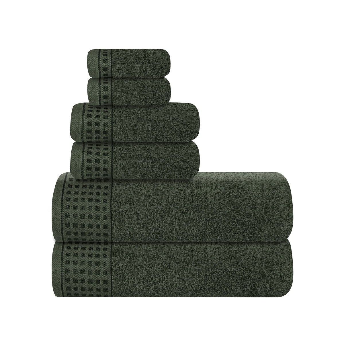 GLAMBURG 100% Cotton 2 Pack Oversized Bath Towel Set 28x55 Inches, Ultra Soft Highly Absorbant Compact Quickdry & Lightweight Large Bath Towels, Ideal for Gym Travel Camp Pool - Purple