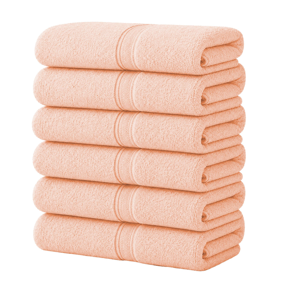 12 Pack White 100% Cotton Bath Towels, 20x40 Inches, Lightweight, Quick Drying, Commercial Grade, Gym, Salon, Spa & Hair