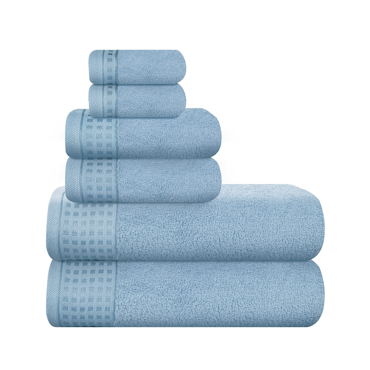 GLAMBURG 100% Cotton 2 Pack Oversized Bath Towel Set 28x55 Inches, Ultra Soft Highly Absorbant Compact Quickdry & Lightweight Large Bath Towels, Ideal for Gym Travel Camp Pool - Purple
