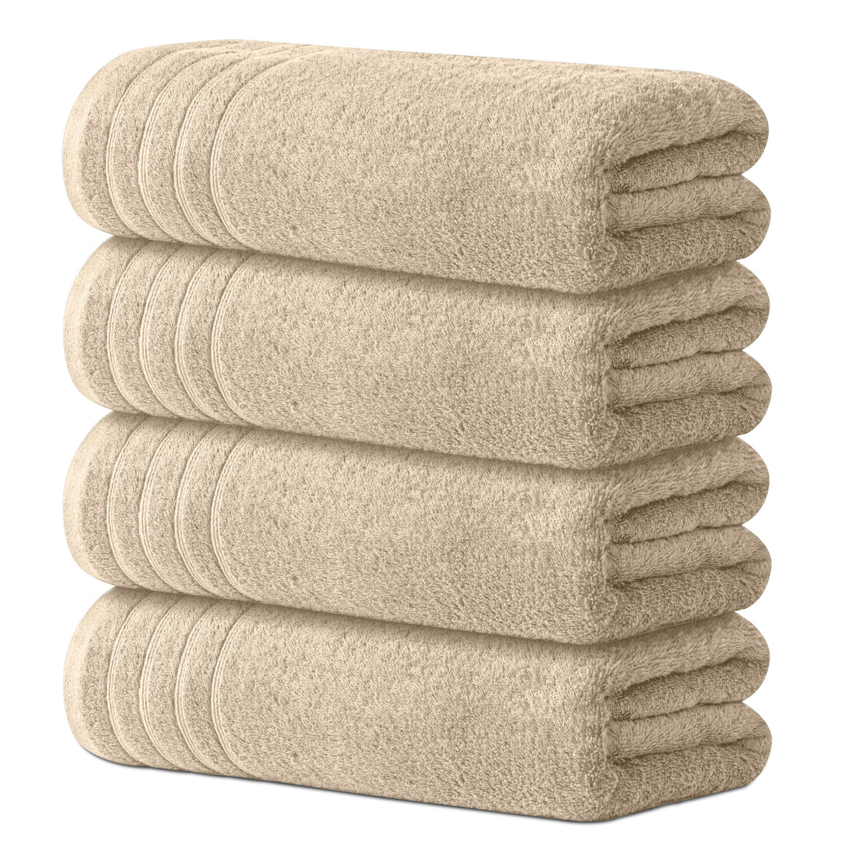 Avalon Towels Bath Towels Set of 4, Size 30 x 60 Inches