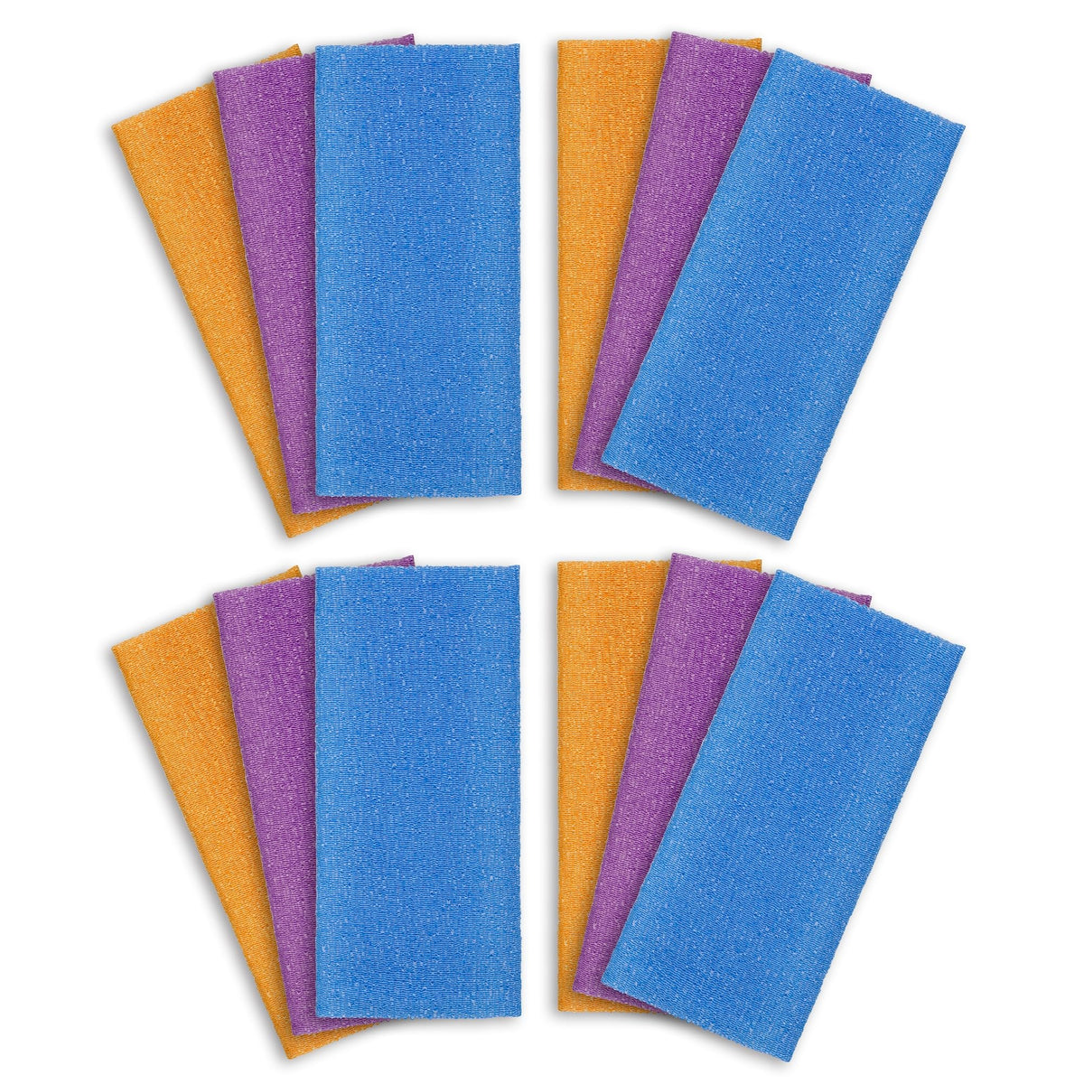 ARCH&M Exfoliating Washcloth & Japanese Shower Towel, 3 Pack, Body Scrubber