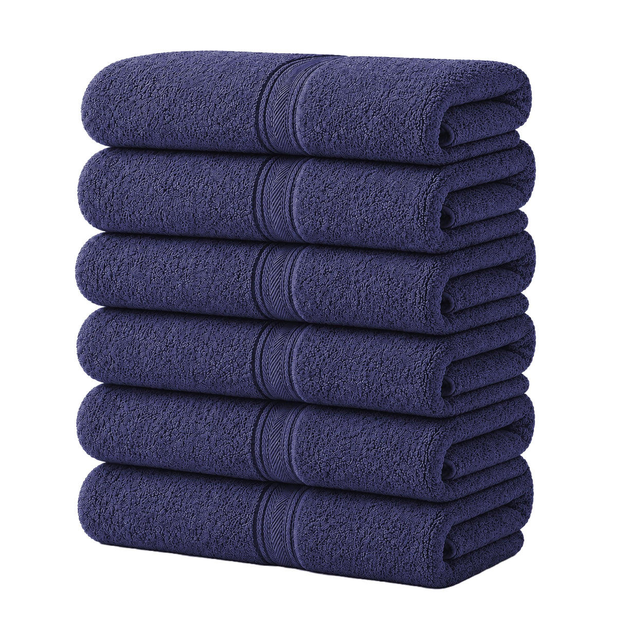 12 Pack White 100% Cotton Bath Towels, 20x40 Inches, Lightweight, Quick Drying, Commercial Grade, Gym, Salon, Spa & Hair