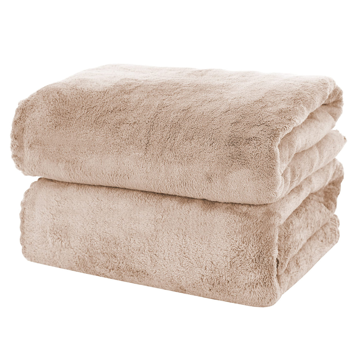 MOONQUEEN 2 Pack Premium Bath Towel Set - Quick Drying - Microfiber Coral Velvet Highly Absorbent Towels - Multipurpose Use as Bath Fitness, Bathroom, Shower, Sports, Yoga Towel (Grey)