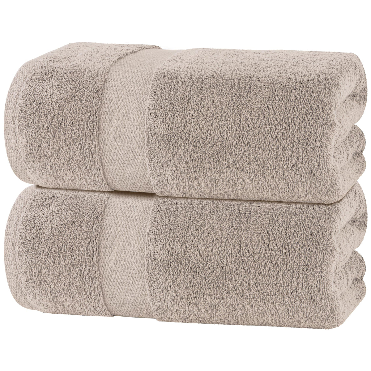 Wealuxe White Bath Sheets Extra Large - 35x70, 2 Pack, Soft and Absorbent