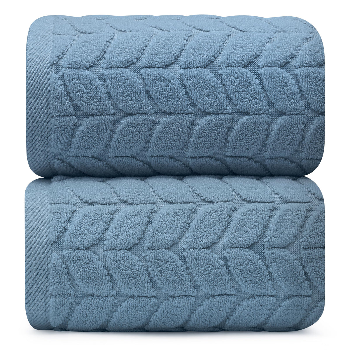 Luxury 100% Cotton Decorative Bath Towel Set, Ultra Soft - Eucalyptus Green