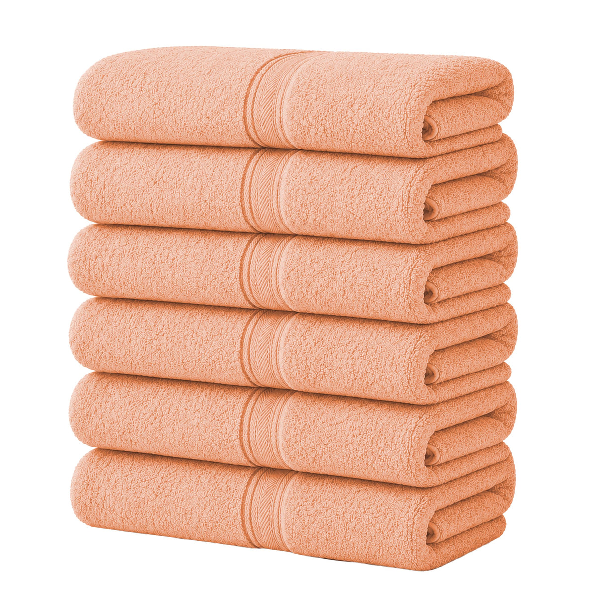 12 Pack White 100% Cotton Bath Towels, 20x40 Inches, Lightweight, Quick Drying, Commercial Grade, Gym, Salon, Spa & Hair