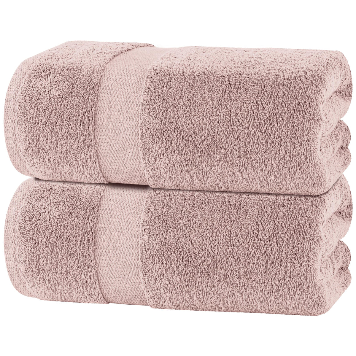 Wealuxe White Bath Sheets Extra Large - 35x70, 2 Pack, Soft and Absorbent