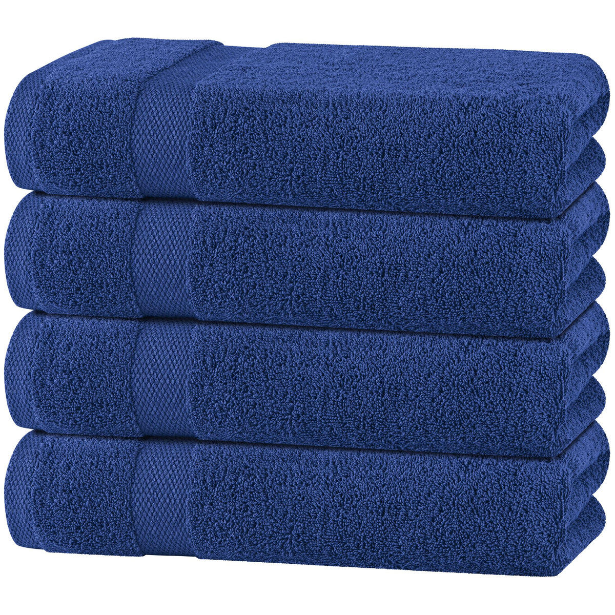 Wealuxe White Bath Sheets Extra Large - 35x70, 2 Pack, Soft and Absorbent