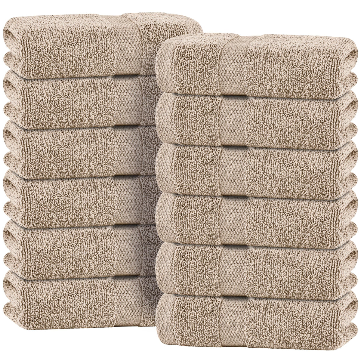 Wealuxe White Bath Sheets Extra Large - 35x70, 2 Pack, Soft and Absorbent