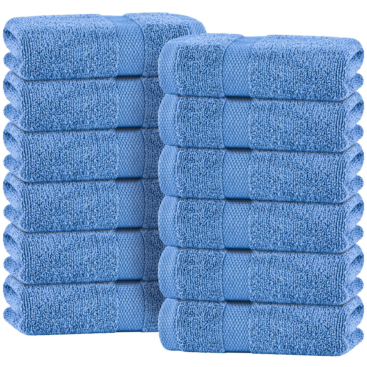 Wealuxe White Bath Sheets Extra Large - 35x70, 2 Pack, Soft and Absorbent