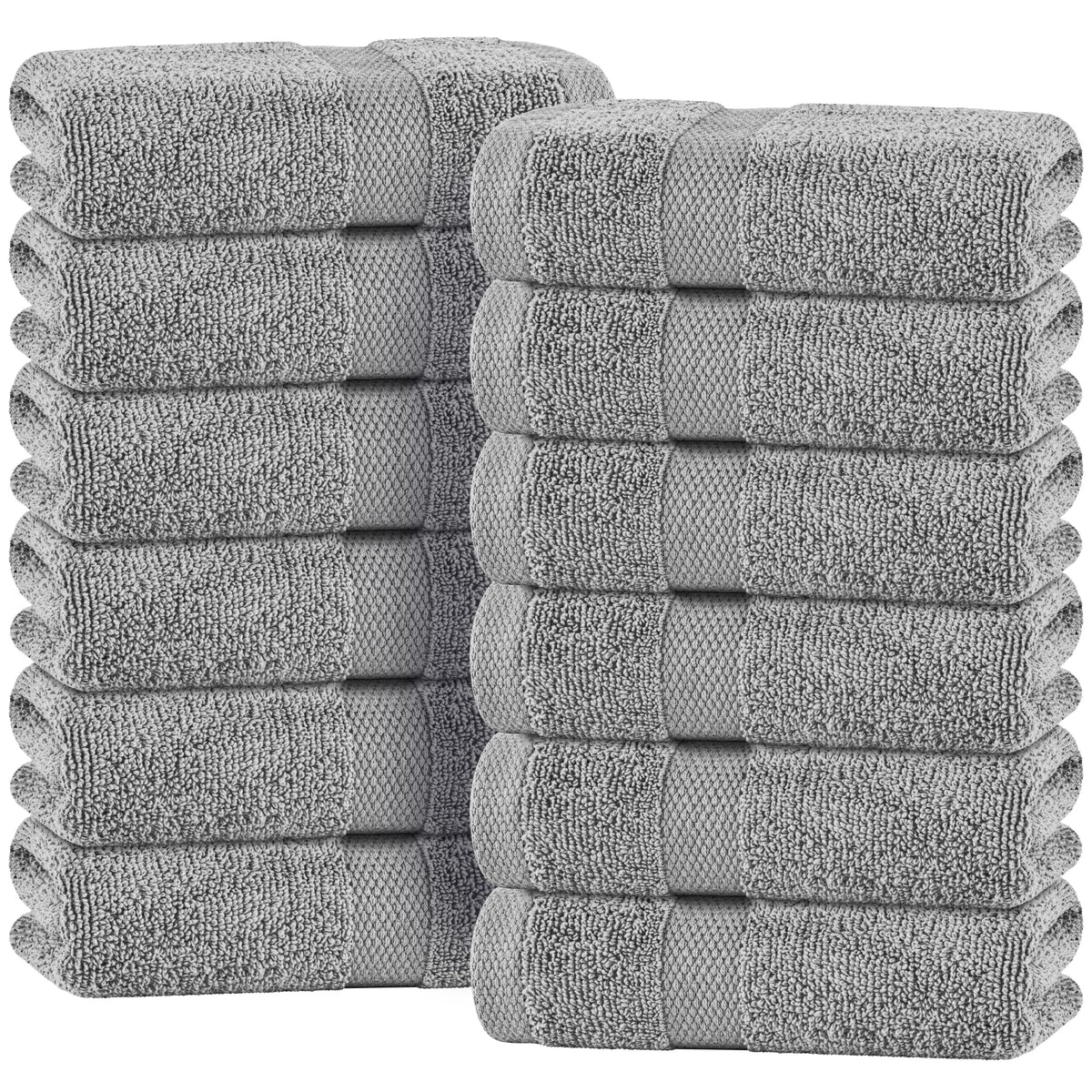 Wealuxe White Bath Sheets Extra Large - 35x70, 2 Pack, Soft and Absorbent